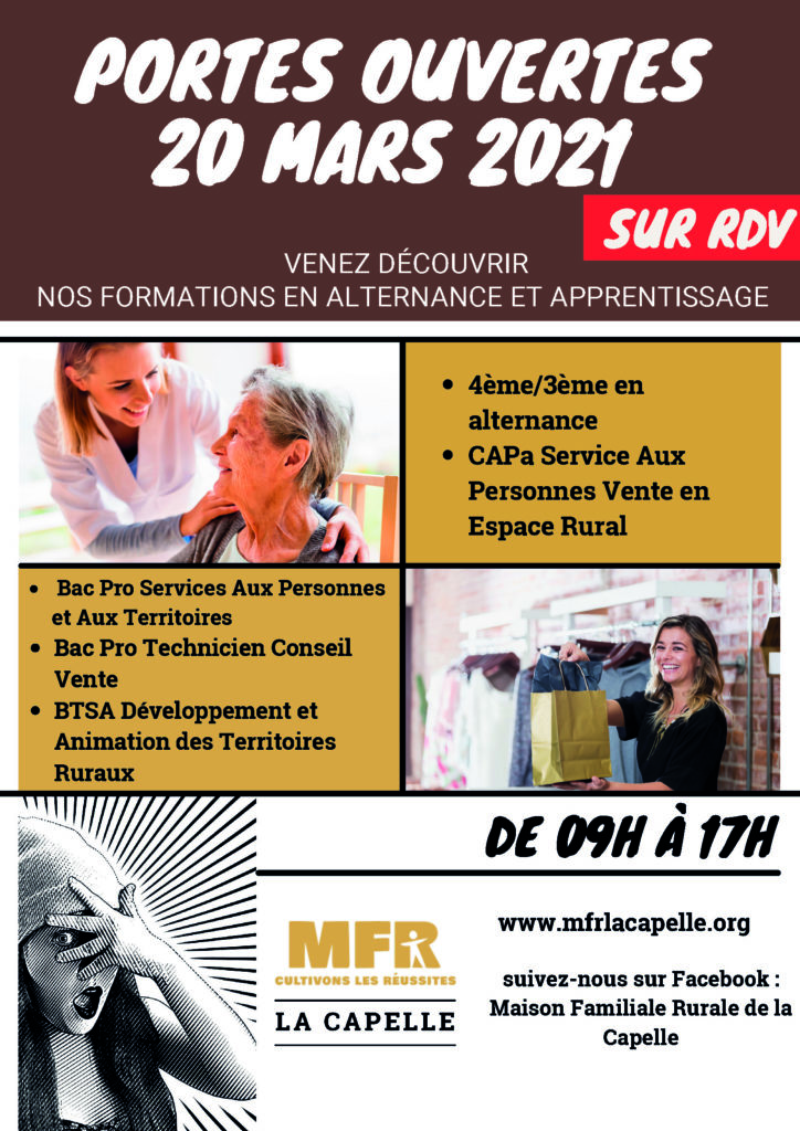 Portes Ouvertes MFR la Capelle 2021